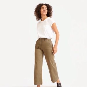 Everlane Wide Leg Crop Pants